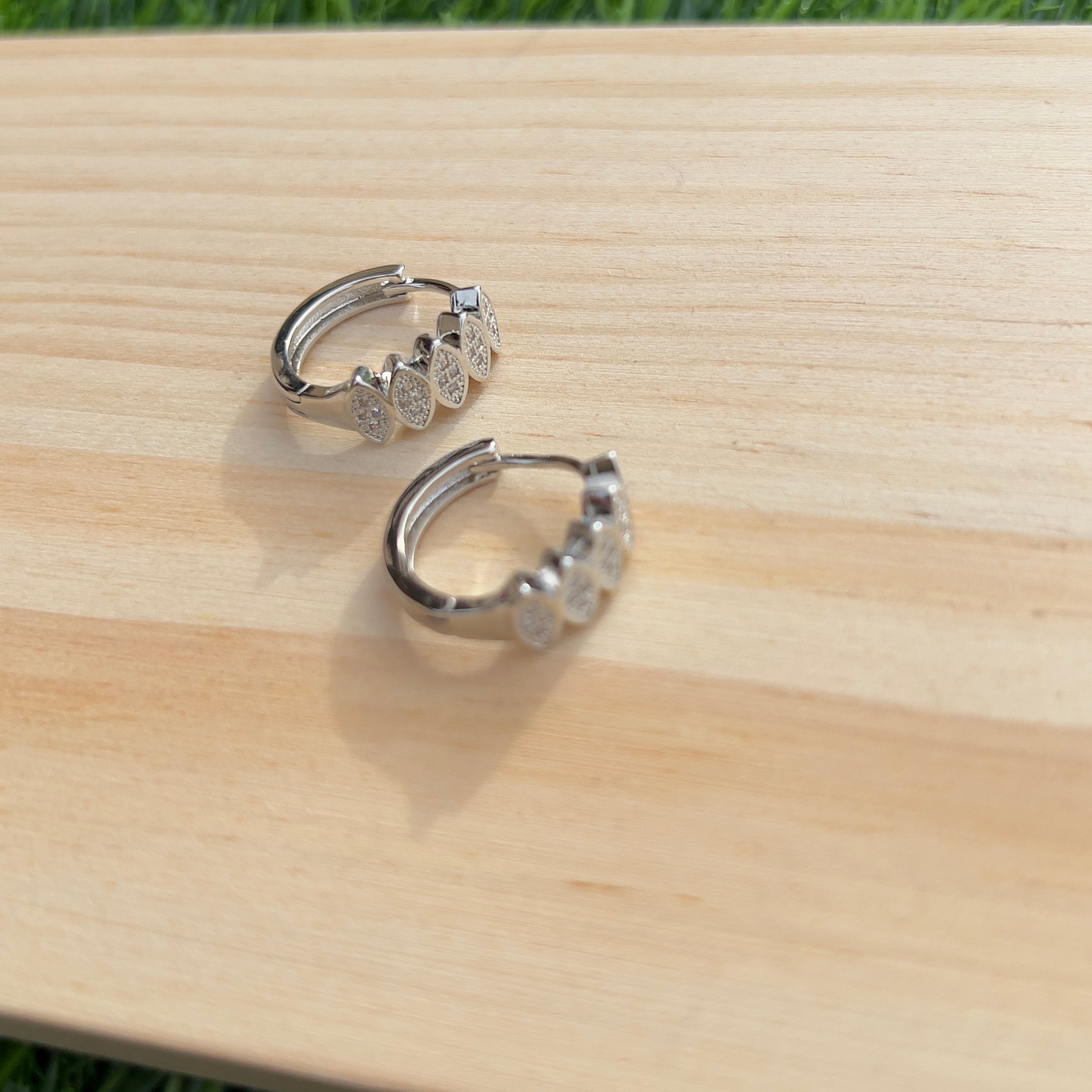Small Silver Hoops