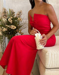 “Blanc Charm” pearl beaded bag