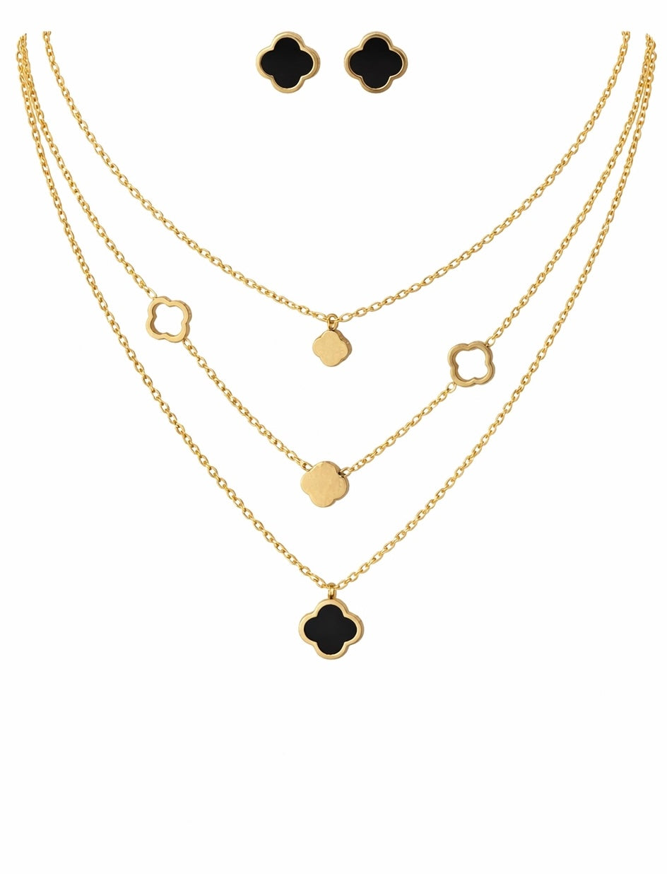 Layered Necklace + free earrings