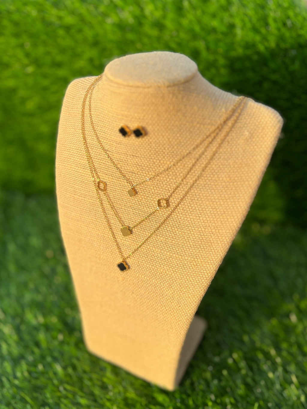 Layered Necklace + free earrings