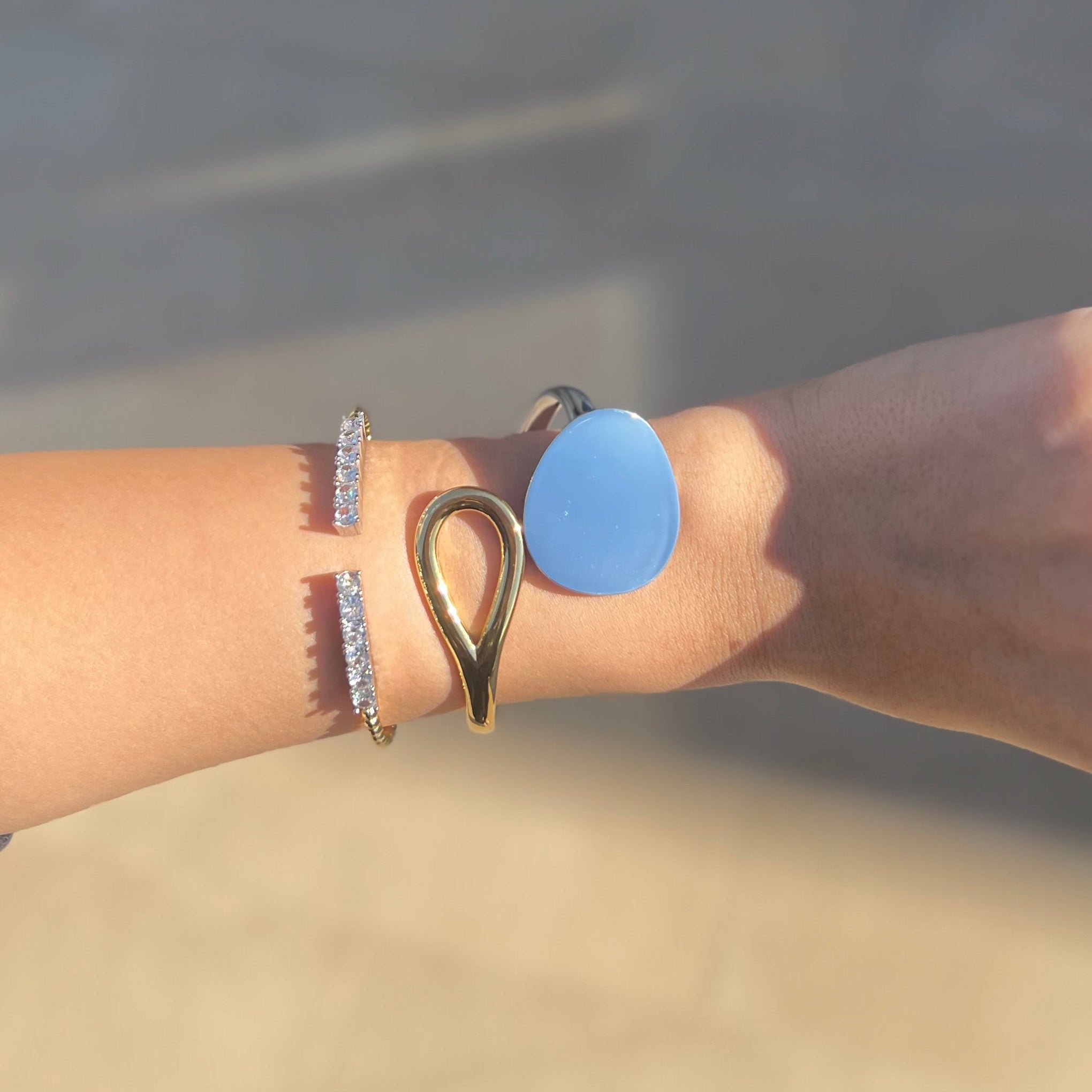 Adjustable Mixed Tennis Bangle