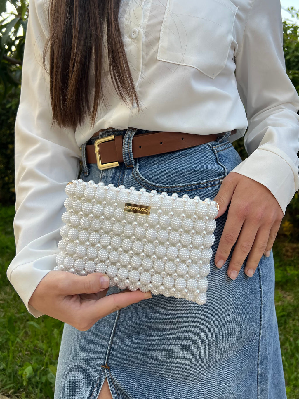 “Pure Charm” 2-in-1 beaded bag