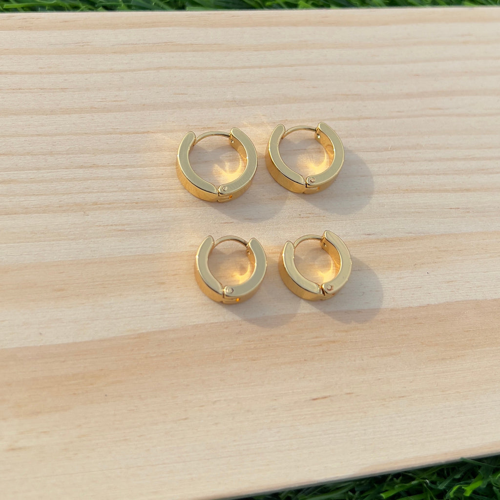 Golden Hoop Earrings