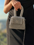 “Silvique” Handmade Beaded Bag