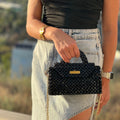 “Noirée” beaded bag