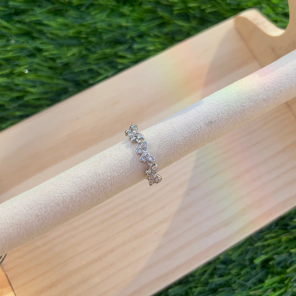 Zircon Butterflies Ring