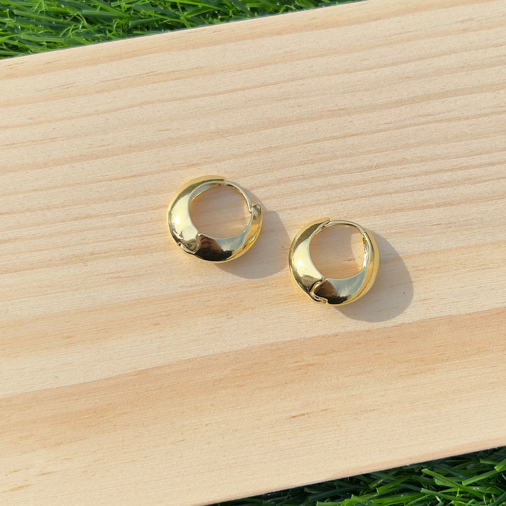 Golden Small Hoop Earrings