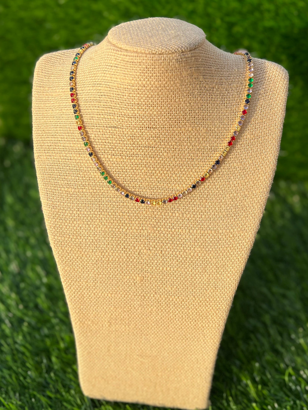 Colorful Tennis Necklace