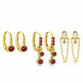 Stay-Gold Trio & Ruby Stones Set