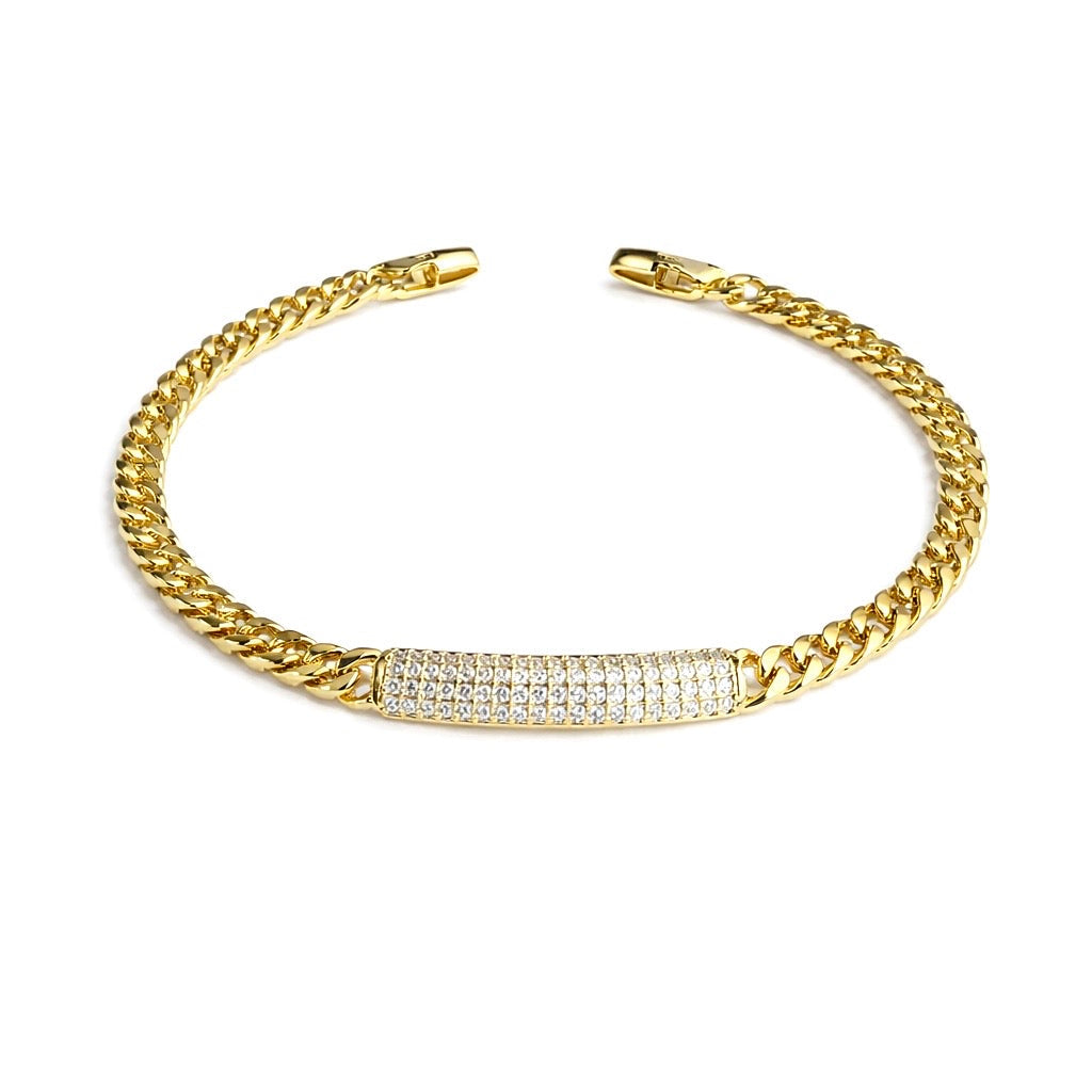 Zircon Chain Bracelet