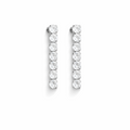 Zircon Silver Earrings