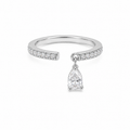 Silver Tear Drop Ring