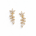 Elegant Flower Zircon Earrings