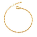 Simple Gold Anklet