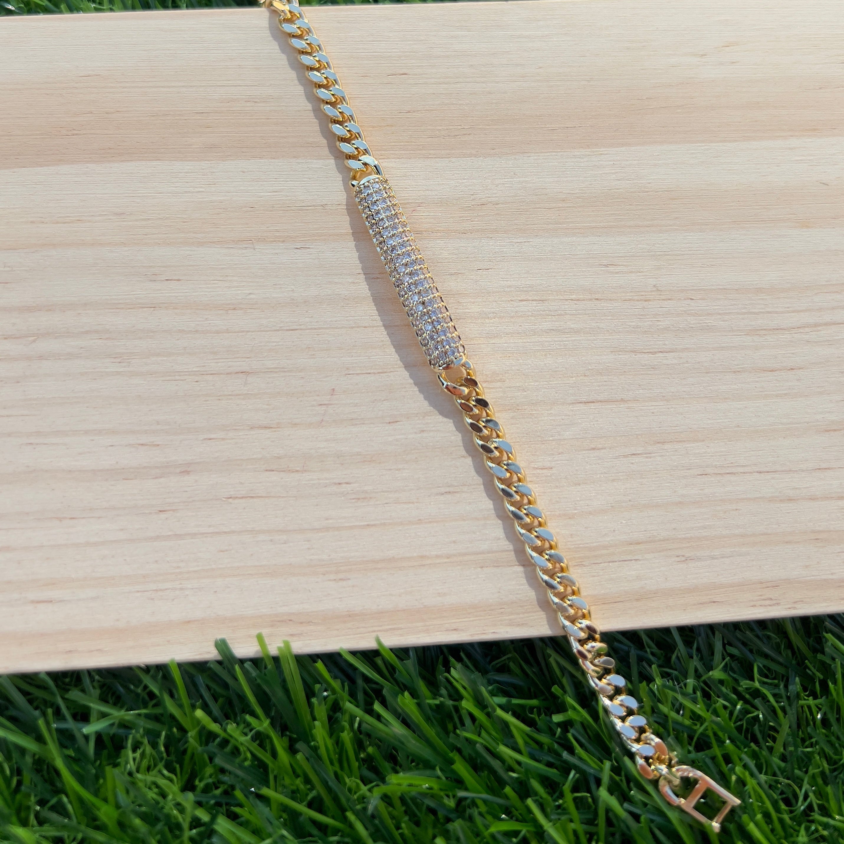 Zircon Chain Bracelet