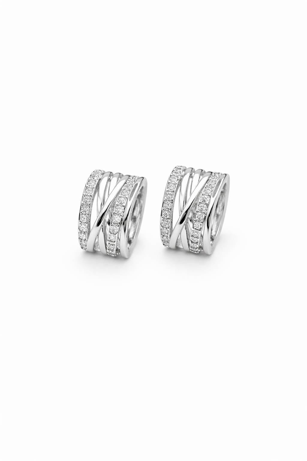 Zircon Silver Studs