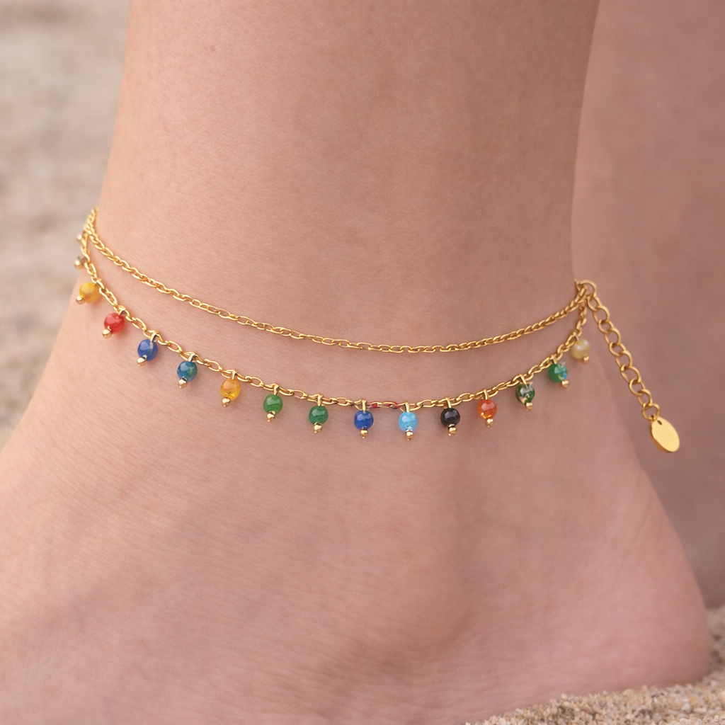 2 Layers - Colorful Anklet
