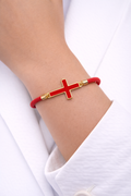 Red Cross Bracelet