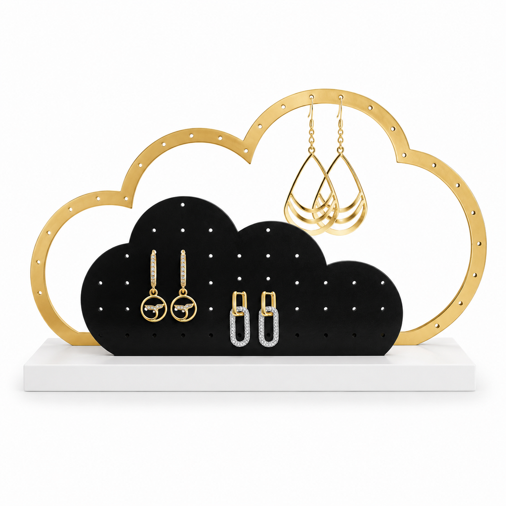 Earrings Display - Cloud Shape