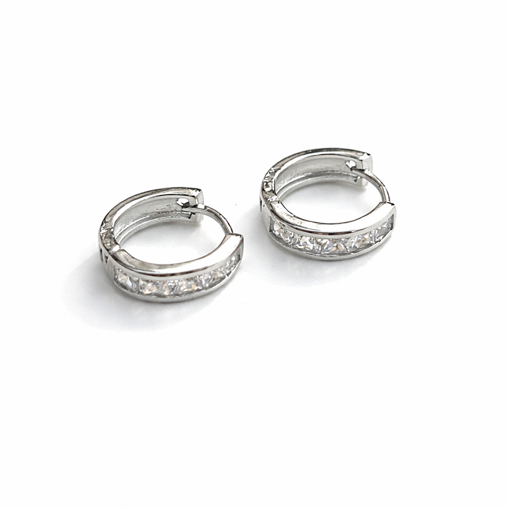 Small Sparkling Hoops